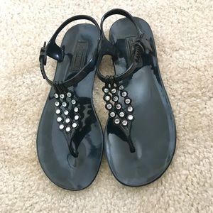BCBGMAXAZRIA black sandals (37)